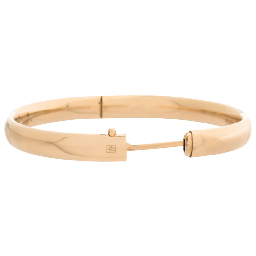 Cherish Gold Bangle Bracelet Medium - Image 3