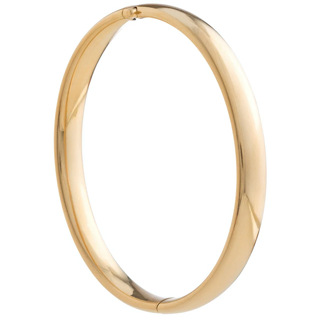 Cherish Gold Bangle Bracelet Medium - Image 4