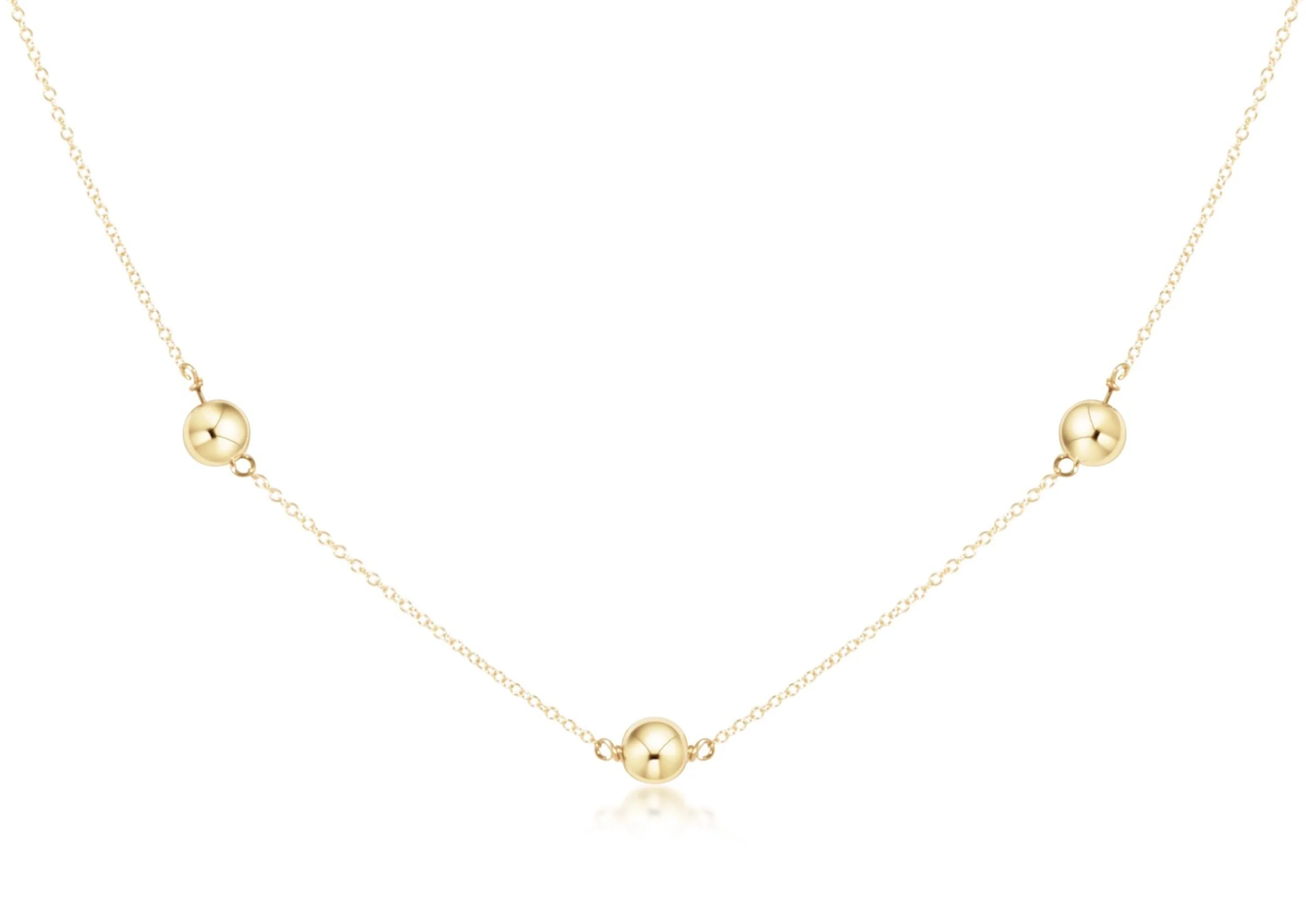 15" Choker Simplicity Chain Gold - Classic Gold 6mm