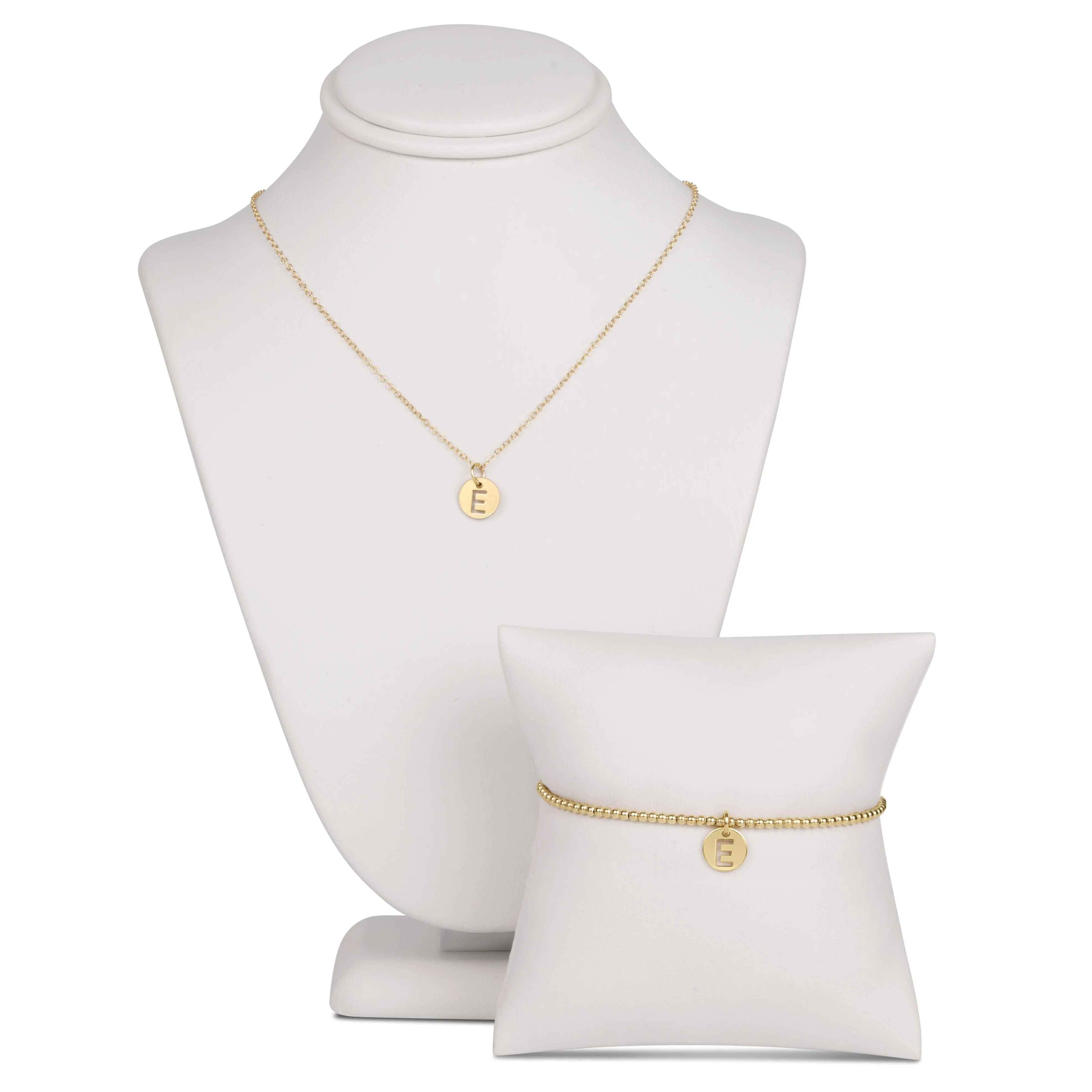 Classic Gold 2mm Bracelet - Respect Small Gold Disc - Image 3