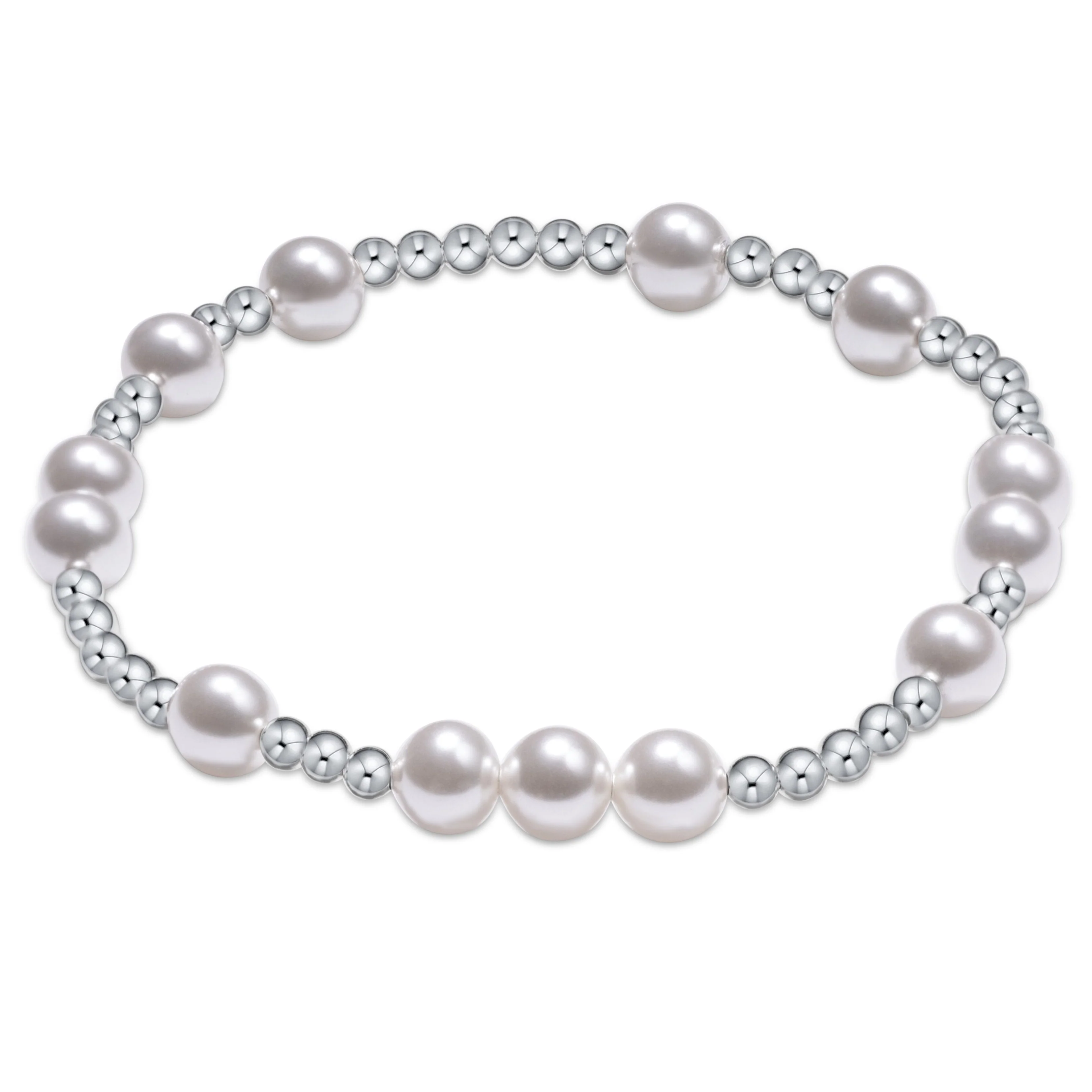 Hope Unwritten Pearl 6mm Sterling Bracelet