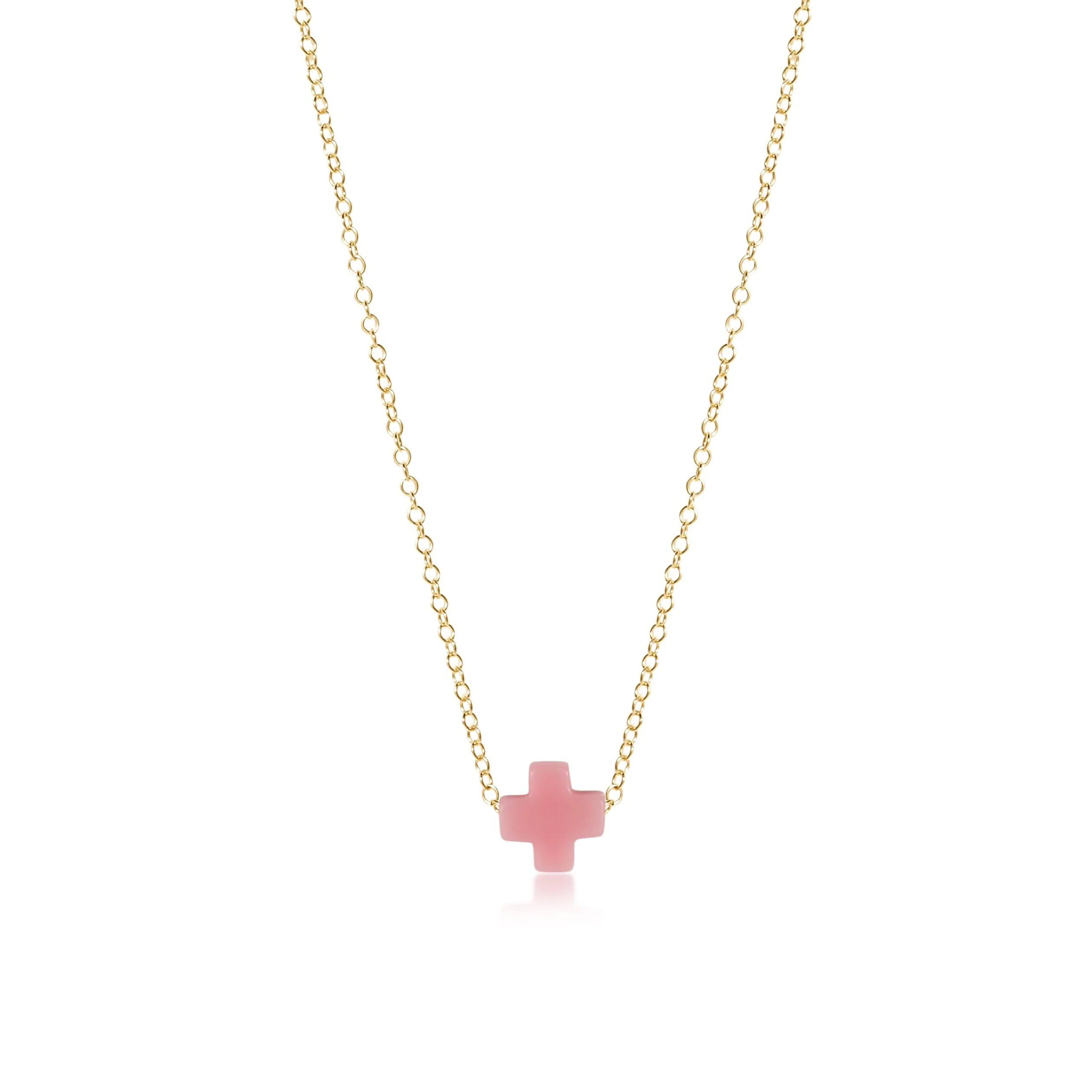 egirl 14" Necklace Gold - Signature Cross - Image 7