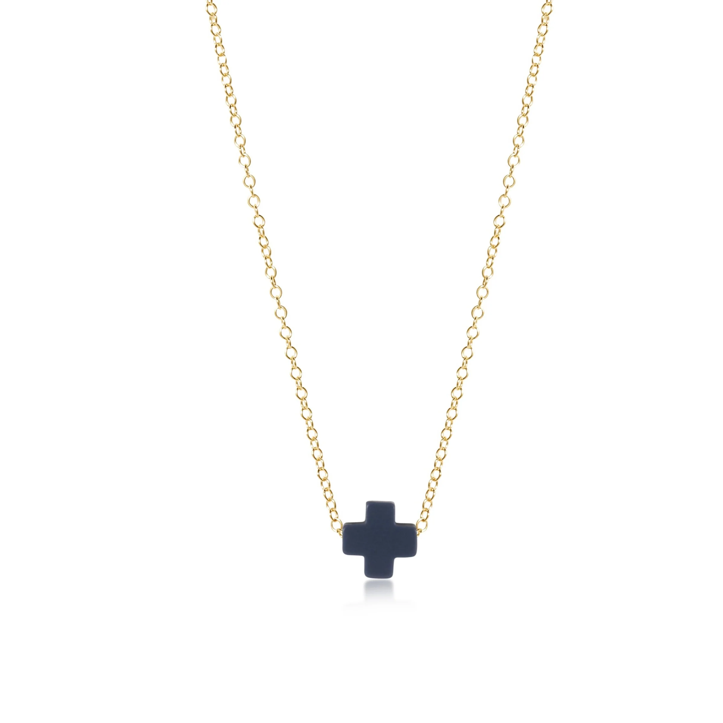 egirl 14" Necklace Gold - Signature Cross - Image 8